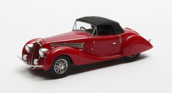 Delahaye 135MS GSR Figoni Falaschi Gesloten 1939 Rood - 1:43